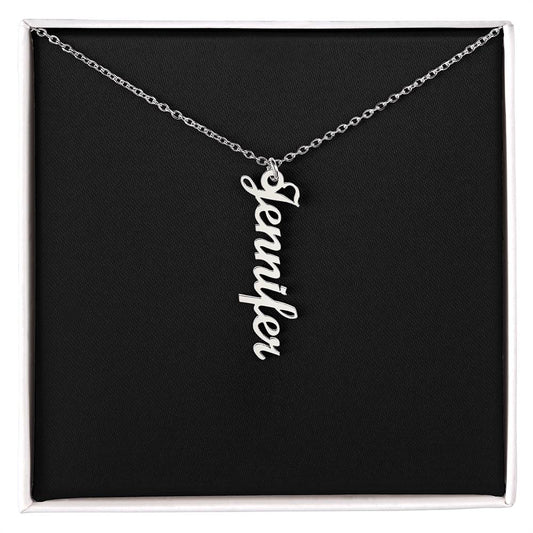 Multi Vertical Name Necklace